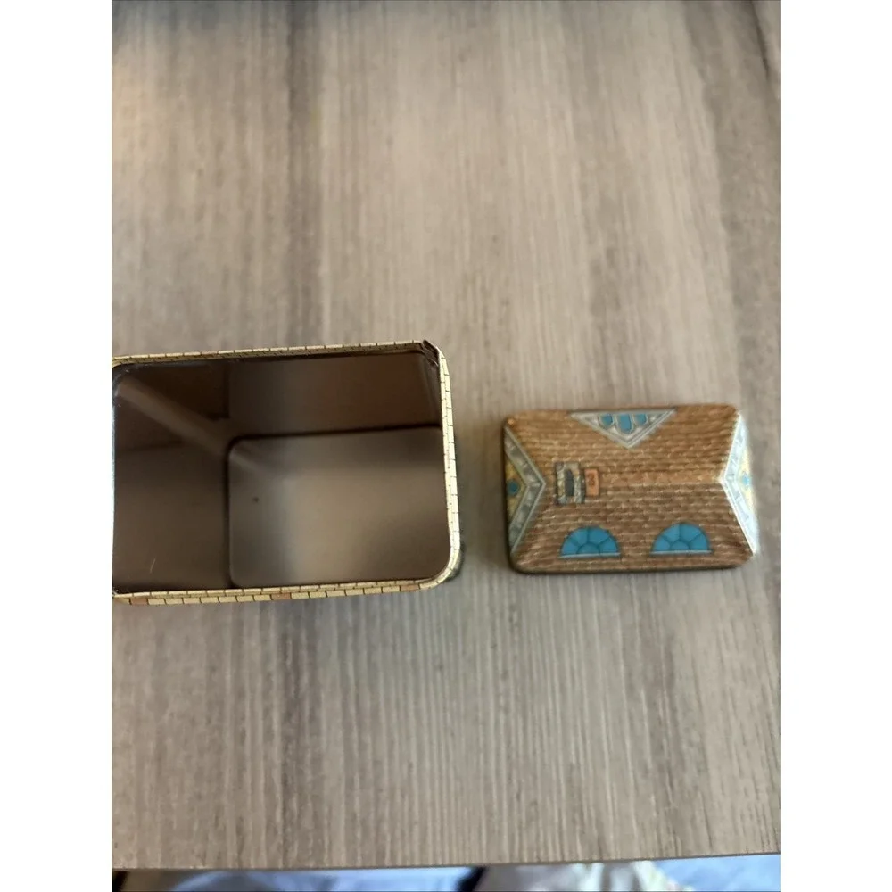 Vintage Keller-Charles of Philadelphia Miniature Library Tin 4.25